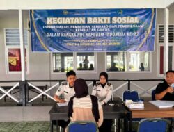 Semarak HUT ke-81 RI, Lapas Muara Tebo Gelar Bakti Sosial Pemeriksaan Kesehatan Gratis