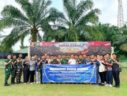 Gelar Bakti Sosial Donor Darah, Lapas Muara Tebo Bersama Brigif TP 35/Siginjai Turut Meriahkan Semarak HUT ke-81 RI