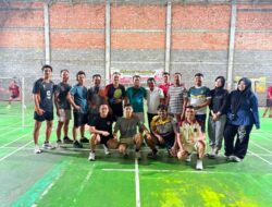 Sehat dalam Gerak dan Solid Dalam Langkah, Jajaran Lapas Muara Tebo Gelar Badminton sebagai Wadah Pererat Kebersamaan