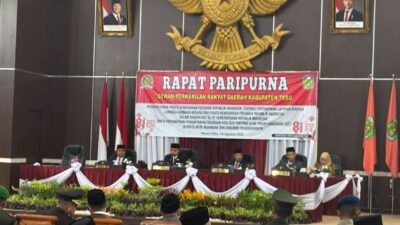 Lapas Muara Tebo Ikuti Rapat Paripurna DPRD Kabupaten Tebo, Simak Pidato Kenegaraan Presiden RI