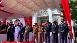 Kepala Lapas Kota Bakti Upacara Peringatan HUT Ke-81 RI di PCC Kabupaten Pidie