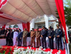 Kepala Lapas Kota Bakti Upacara Peringatan HUT Ke-81 RI di PCC Kabupaten Pidie
