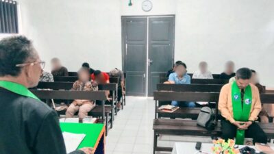 Warga Binaan Nasrani Lapas Ampana Perkuat Iman Melalui Ibadah Minggu dengan Penuh Khidmat