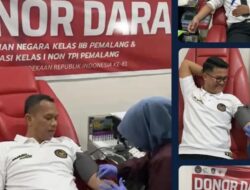 Sambut HUT ke-81 RI, Rutan Pemalang Laksanakan Kegiatan Donor Darah Bersama PMI
