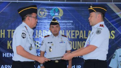 Lapas Muara Tebo Hadiri Sertijab Kalapas Bungo