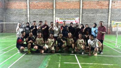 Jaga Kebugaran dan Kebersamaan, Lapas Muara Tebo Gelar Olahraga Badminton Rutin Bersama