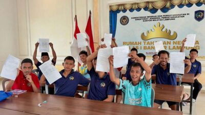 Tingkatkan Akses Pendidikan, Rutan Bandar Lampung Gelar Mid Semester Kejar Paket A, B, dan C via Zoom