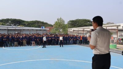 Lapas IIA Kotabumi Bagikan Alat Mandi serta Masker dan Vitamin untuk Jaga Kesehatan Warga Binaan Pasca Erupsi Anak Krakatau