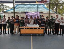 Lapas Metro Gelar Razia serta Tes Urin Gabungan Bersama TNI, Polri dan BNN
