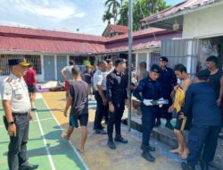 Lapas Kelas IIB Kota Bakti Gelar Razia dan Tes Urine Gabungan Bersama APH