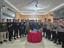 Cegahan Gangguan Keamanan dan Ketertiban, Rutan Krui Bersama APH Lakukan Razia Gabungan dan Tes Urine Bagi Warga Binaan