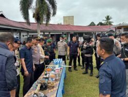 55 Personel TNI-Polri dan BBN Turun Bersama Gelar Razia di Lapas Muara Tebo
