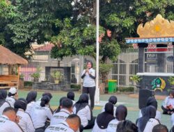 Tindak Lanjuti Pengarahan Menteri, Kalapas Kelas I Bandar Lampung Sosialisasi 5 Kebijakan Strategis Kemenimipas di Lapangan