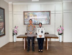 Kalapas Ike Rahmawati Jalin Koordinasi dan Silaturahmi ke Kapolresta Bandar Lampung