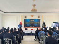 Rutan Kelas I Bandar Lampung Pimpin Rapat Dinas Mantapkan Soliditas Regu Pengamanan