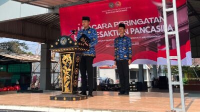 Rutan Sukadana Peringati Hari Kesaktian Pancasila, Tanamkan Semangat Persatuan kepada Petugas dan Warga Binaan