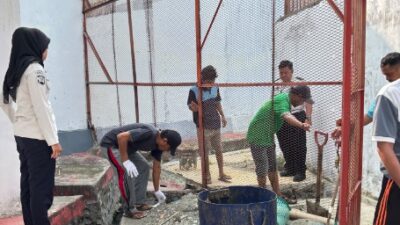 Lapas Ampana Lakukan Pemeriksaan Saluran Air Guna Perkuat Deteksi Dini dan Jaga Kesehatan Lingkungan