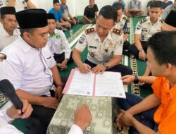 Hidayah Datang, Satu Warga Binaan Rutan Sukadana Ucapkan Dua Kalimat Syahadat