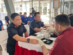 294 Warga Binaan dan Pegawai Ikuti CKG dan Skrining TBC Hari Pertama di Lapas Martapura