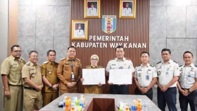 Optimalisasi Program Pembinaan dan Pelayanan, Lapas Way Kanan Perkuat Sinergitas Melalui Nota Kesepakatan Bersama Bupati Way Kanan