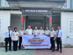 Satukan Kepedulian Dalam Aksi Berbagi, Lapas Martapura Salurkan Bantuan Sosial