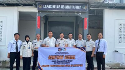 Satukan Kepedulian Dalam Aksi Berbagi, Lapas Martapura Salurkan Bantuan Sosial