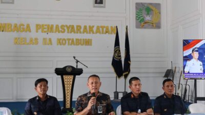 Direktur TI dan Kerja Sama Pemasyarakatan Lakukan Kunjungan ke Lapas Kotabumi