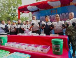 Kakanwil Ditjen Imigrasi Aceh Hadiri Konferensi Pers Pengungkapan Laboratorium Narkotika di Pidie, Dua WNA Diamankan