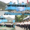Diguyur Hujan Dan Hempasan Ombak Tak Surutkan Semangat, Kalapas Karanganyar dan Jajaran Ikuti Upacara Hari Sumpah Pemuda di Atas Kapal Kemenimipas